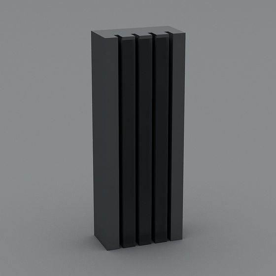 Urban Pillar 3D Model for Modern Design