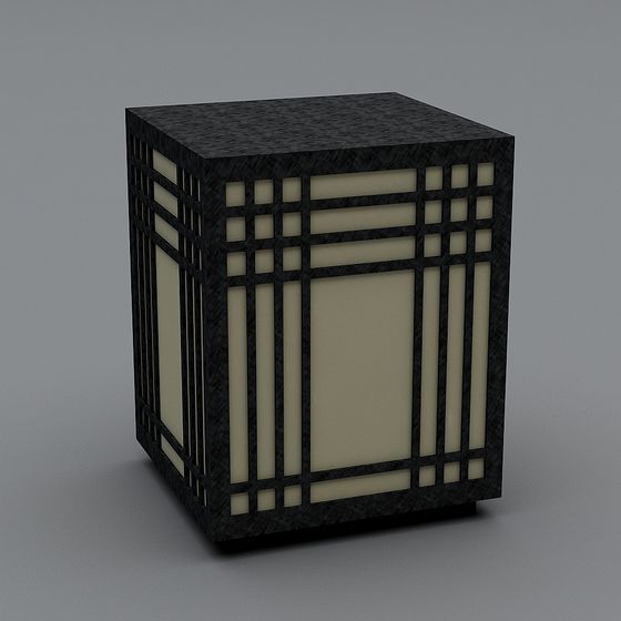 City Window Low Poly 3D model