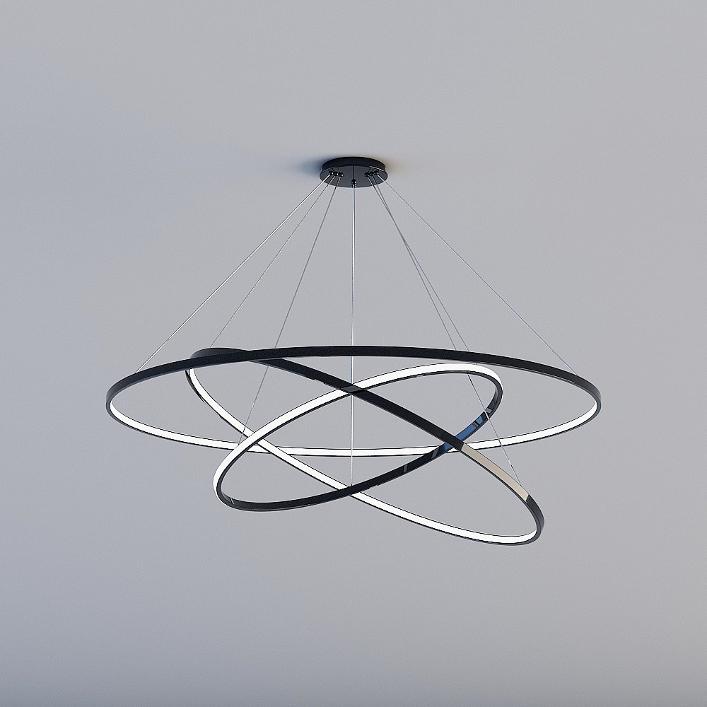 C-A01-81012 люстра из нержавеющей стали (черная)