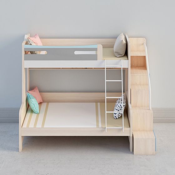 Giường tầng 9B3002A-2, tủ thang 9B3002C-2