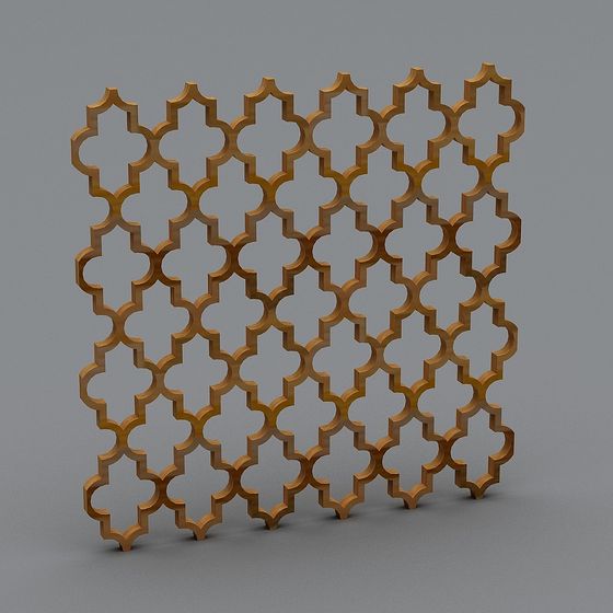Lattice Wall 3D model for Modern Spaces