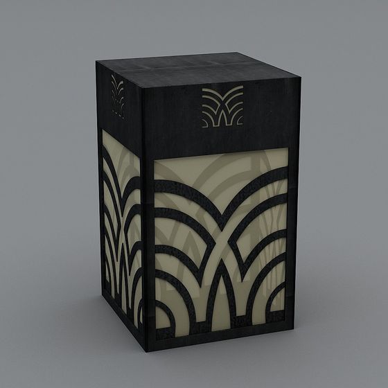 Art Deco Lantern 3D model