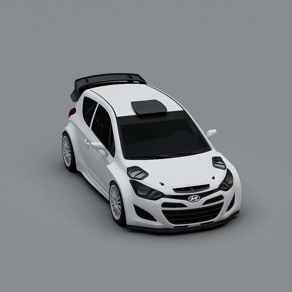 現代+i20+WRC賽車