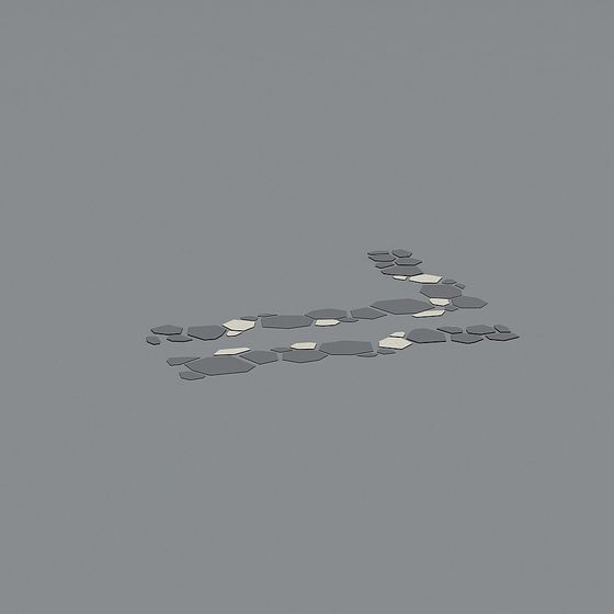 Pebble Path 3D model