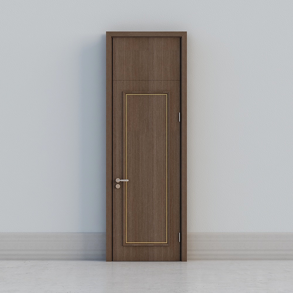 classic brown high door