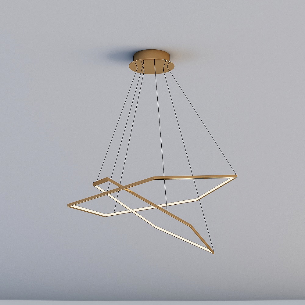 Modern Luxurious Chandelier 3D model