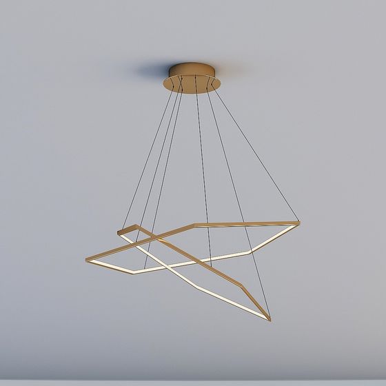 Modern Luxurious Chandelier 3D model