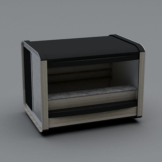 Urban Bookshelf 3D model