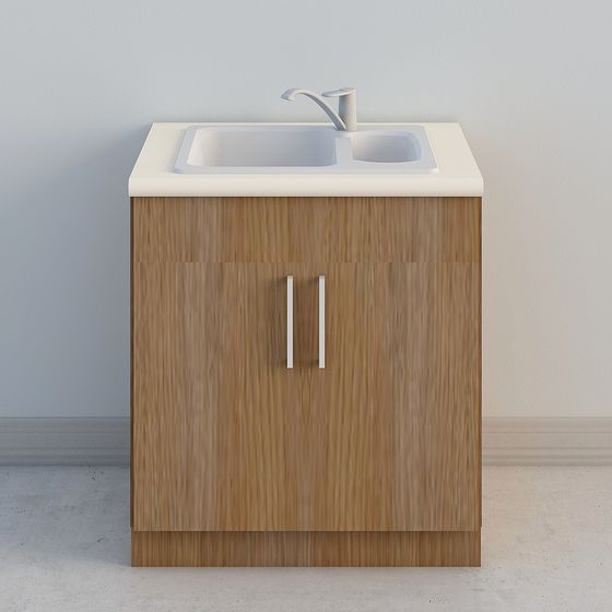 Armoire d'évier de cuisine-3