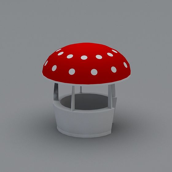 Mushroom Gazebo 3D model