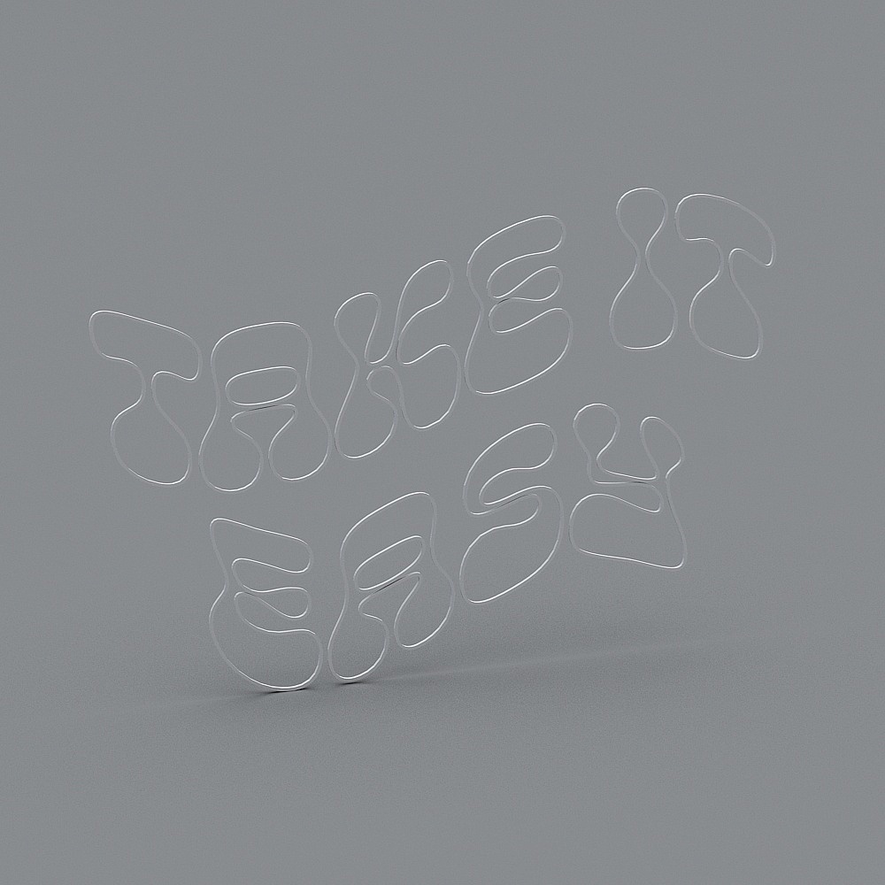 Take It Easy Low Poly 3D Model