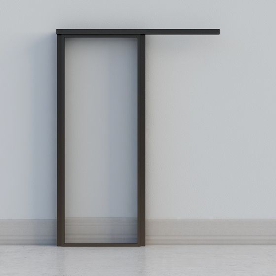 Frosted Glass Door 3D Model