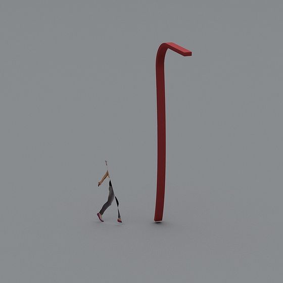 Future Light 3D model for Creative Projects