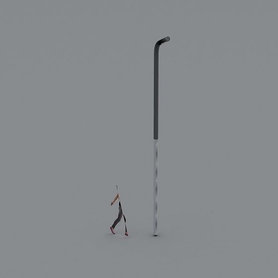 Future Light 3D Model for Creative Projects