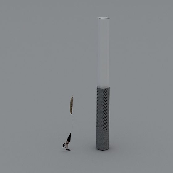 High Tower 3D model - Unique Minimalist Design