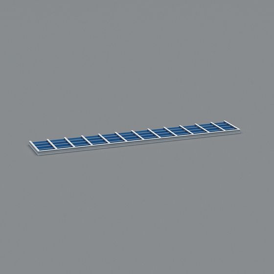 Low-Poly Solar Panel 3D Model