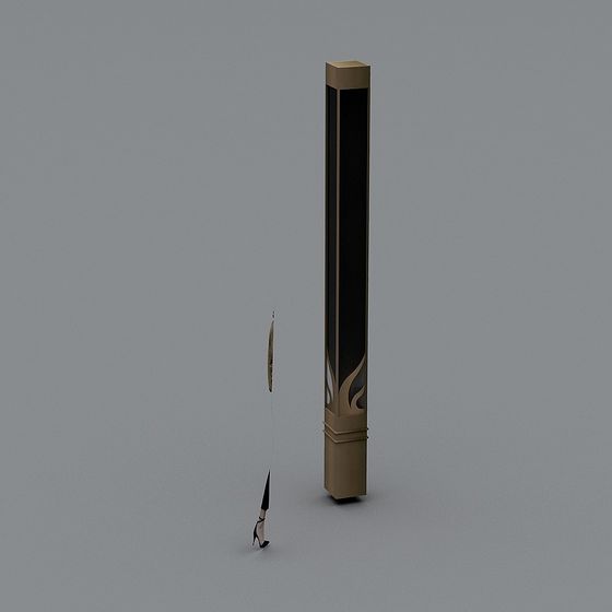 Urban Light 3D model - Unique Low-Poly Lamp Post