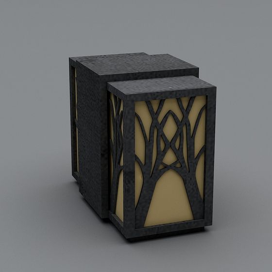 Forest Light 3D model - Stylish Low Polygon Creation