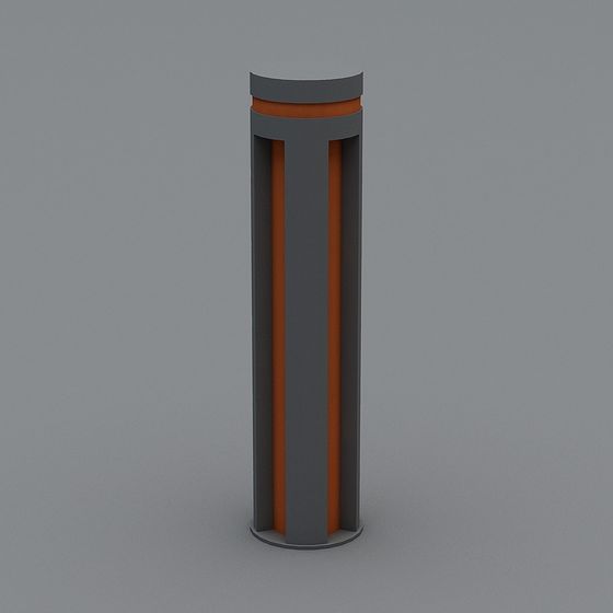 Innovative Futuristic Column 3D model for Creative Use
