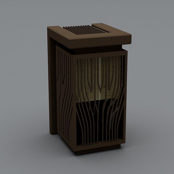 Urban Art Trash Can 3D model