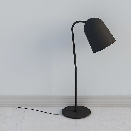 Elegant Low-Poly Table Lamp 3D model