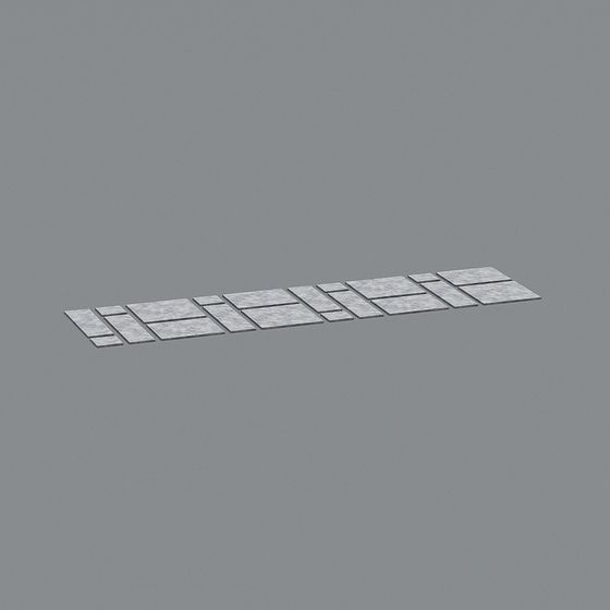 Urban Tiles 3D model for Modern Design