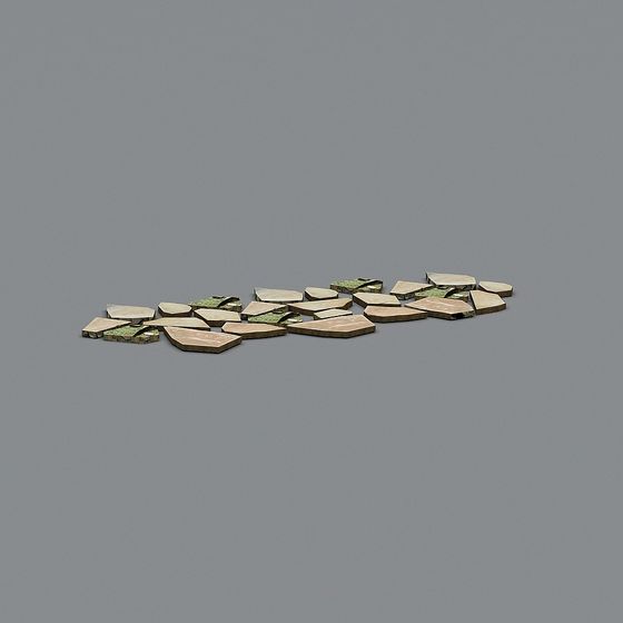 Broken Floor Tiles 3D model
