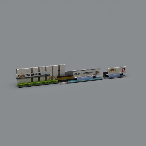 Great Mansion 3D Model for Urban Design