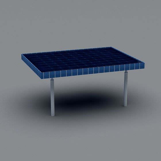 Solar Panel Table 3D model for Modern Spaces