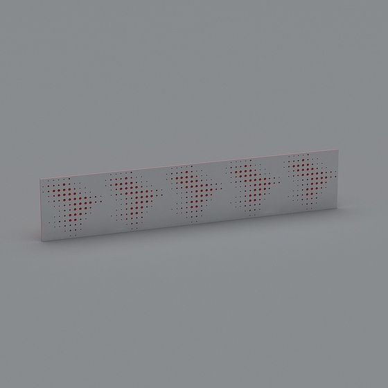 Pixel Heart Wall Decor 3D model