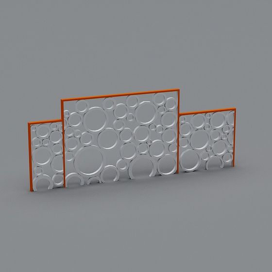 Round Dance Screen 3D model