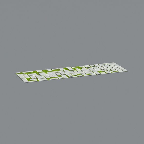 City Oasis Floor 3D Model for Creative Projects