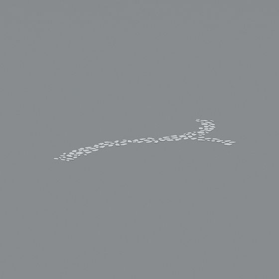 Low-Poly Stone Snake 3D model for Creative Projects