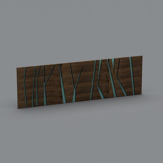 Forest Rhythm 3D model - Art Wall Panel