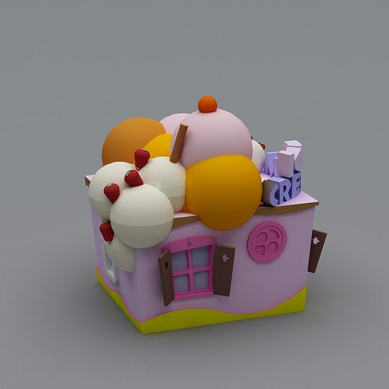Sweet Little House 3D model