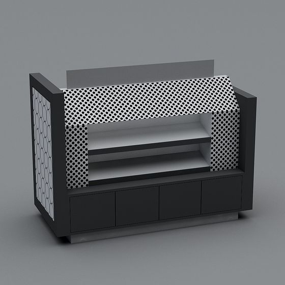 Urban Window Display Cabinet 3D model