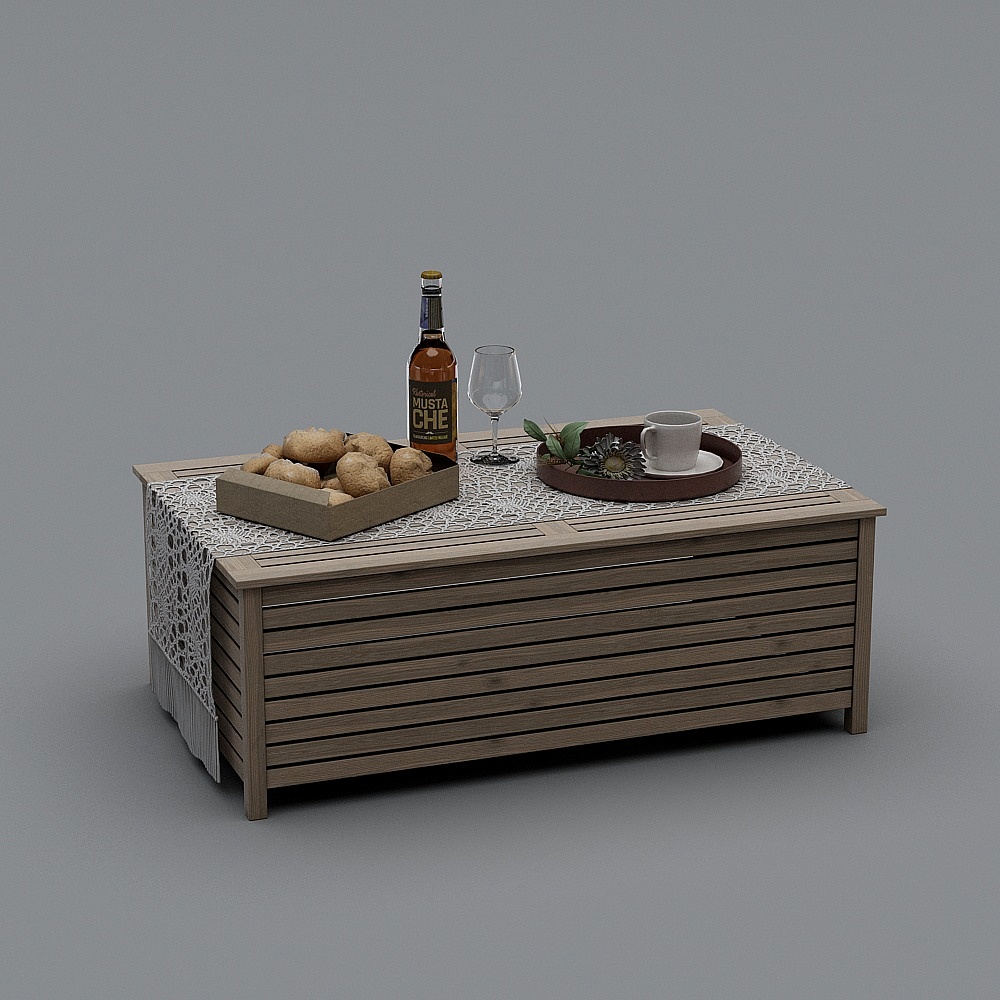 Outdoor sofa coffee table