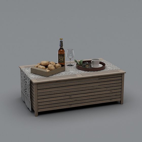 Simple Storage Chest 3D model