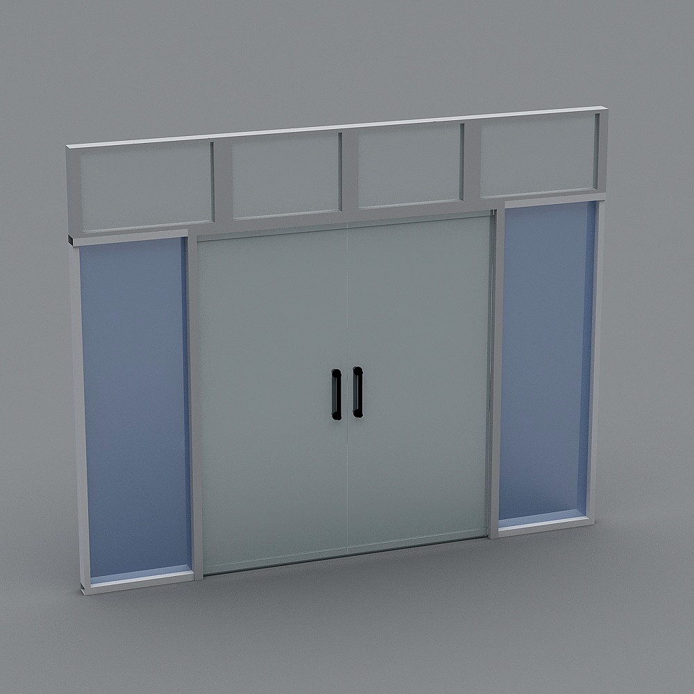 Low Poly Modern Style Window 3D model