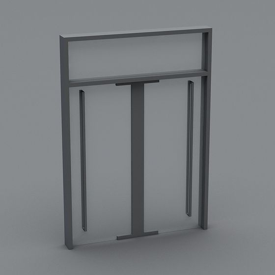 Modern Minimalist City Gate 3D model