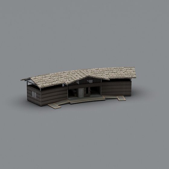 Charming Traditional Cottage 3D Model