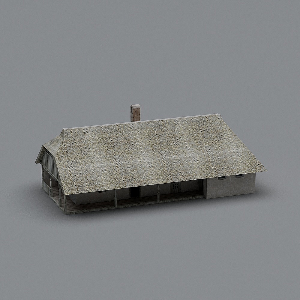 Japanese thatched house