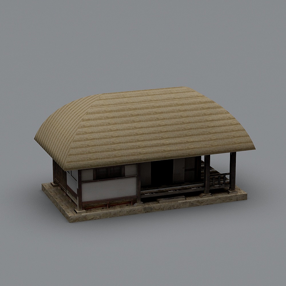 Japanese thatched house