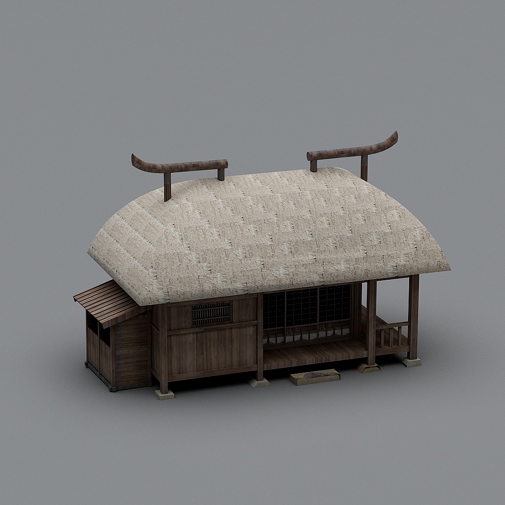 Japanese thatched house