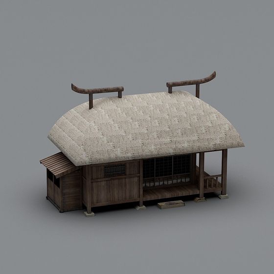 Traditional Japanese House 3D model