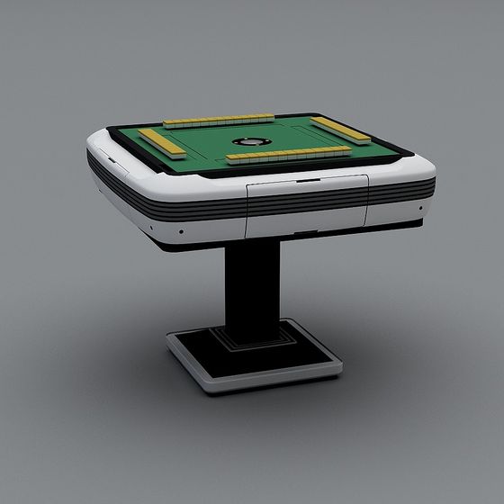 Mahjong Table 3D Model for Solo Use