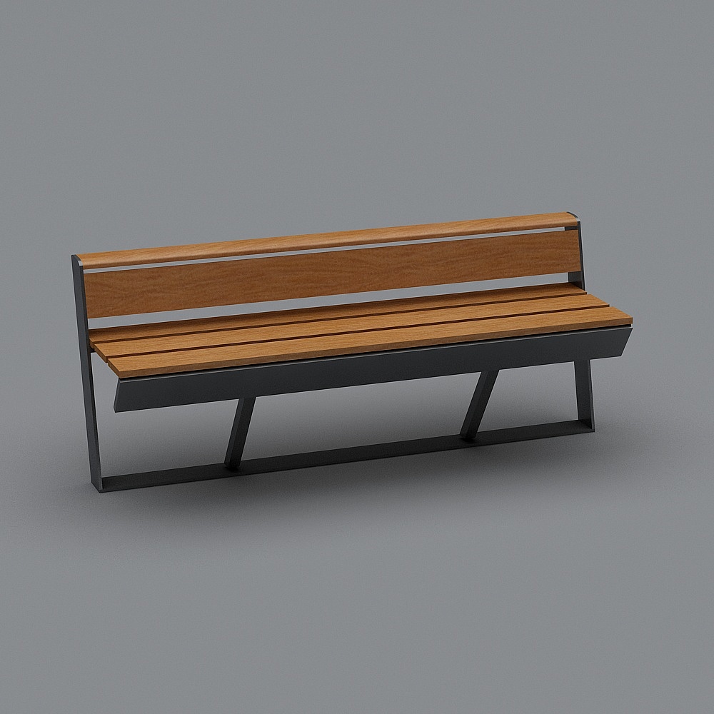 Pezzo di Paesaggio Moderno -2-Sedia da Esterno 51