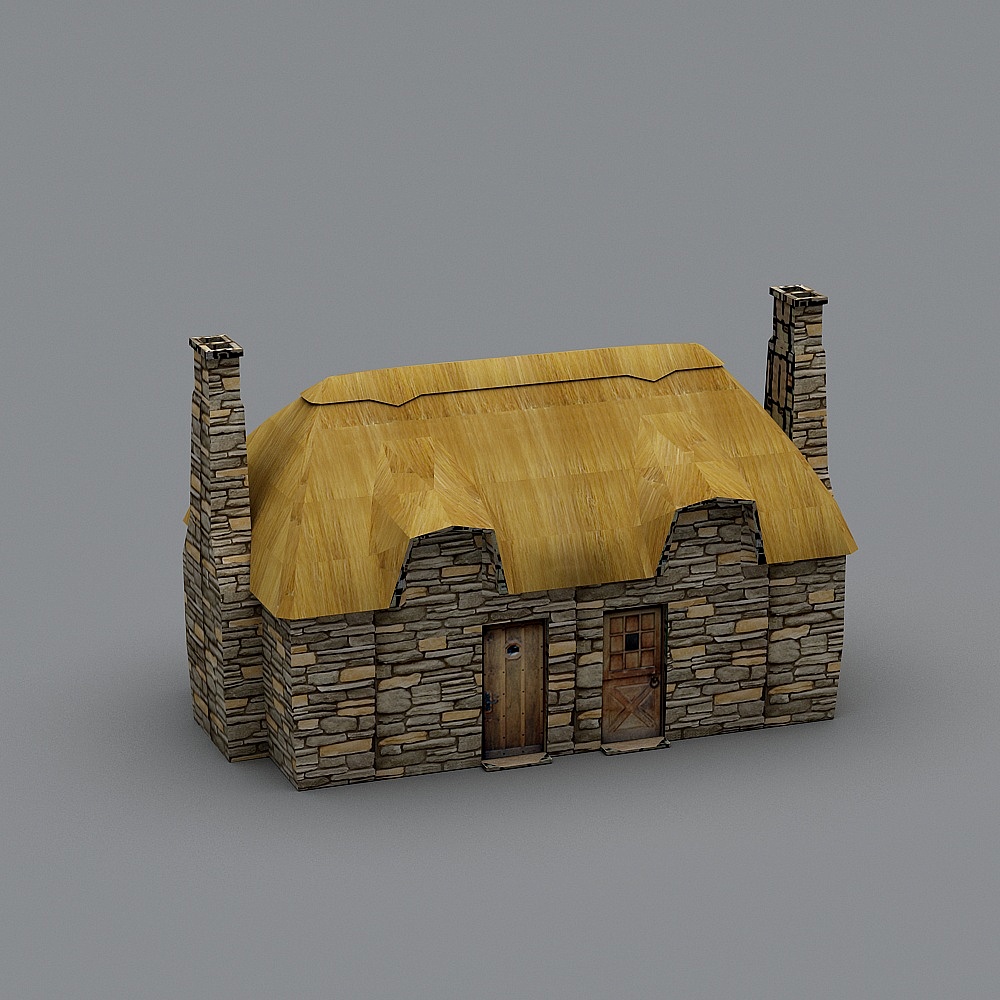 Japanese thatched house