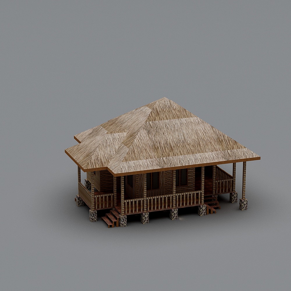 Japanese thatched house