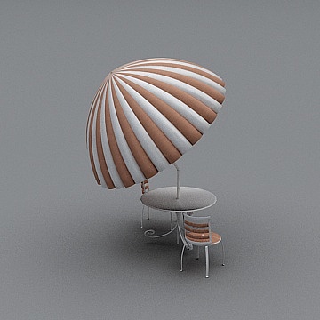 Outdoor tables and chairs